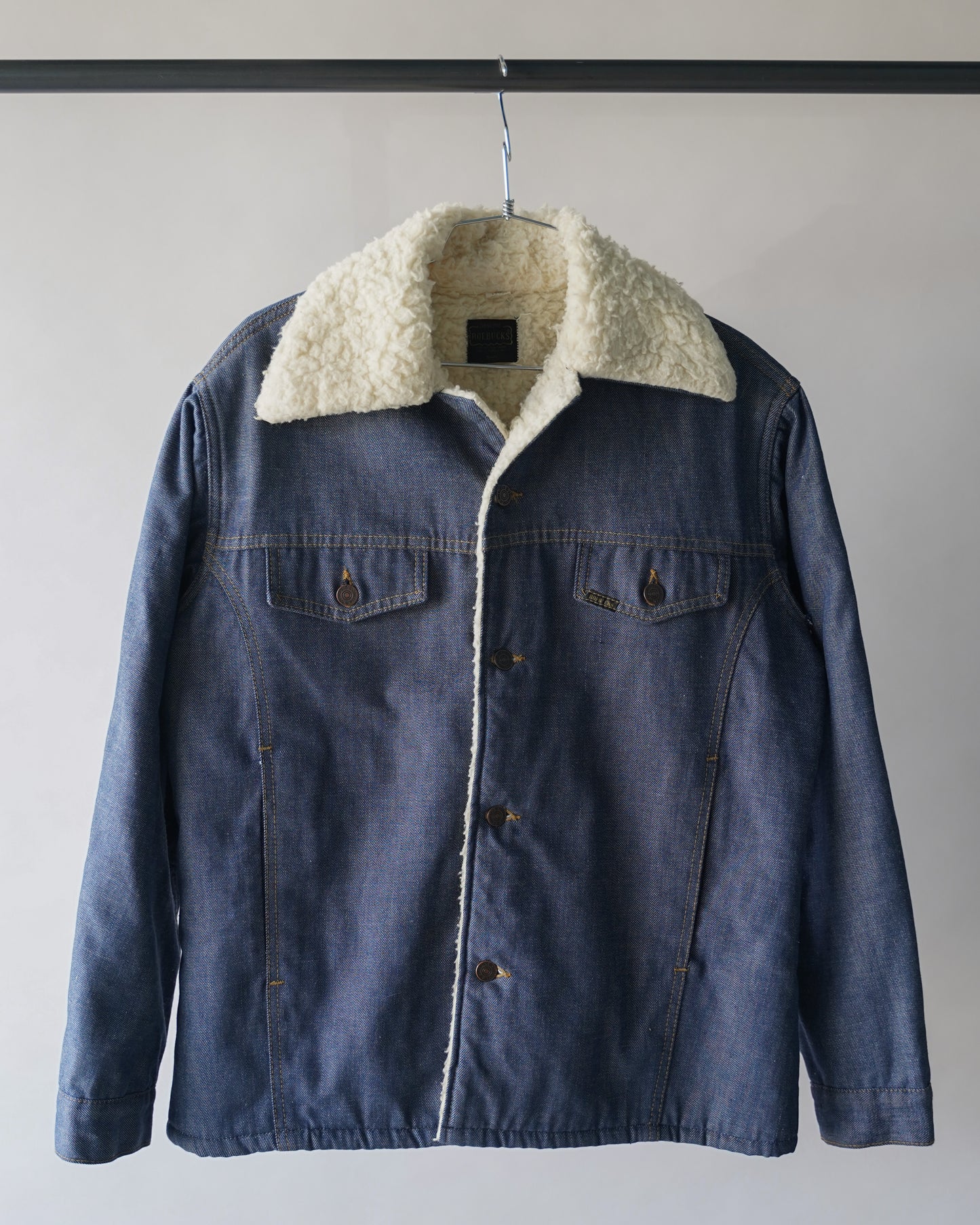 70's Sears Sherpa Denim Jacket - XL