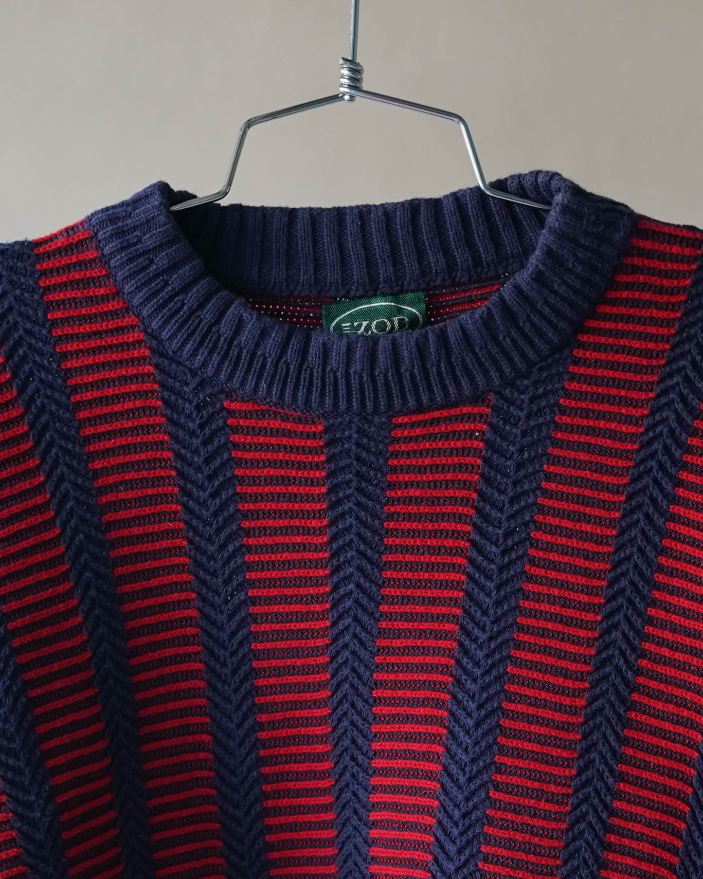 80's Izod Cable Knit Crewneck - XL