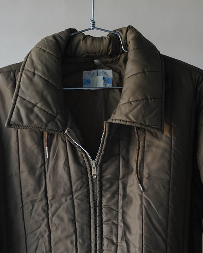 70's Brown Puffer Jacket - XXL