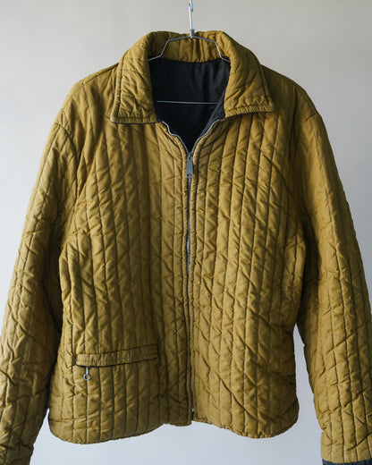 60's Black & Yellow Reversible Jacket - XL