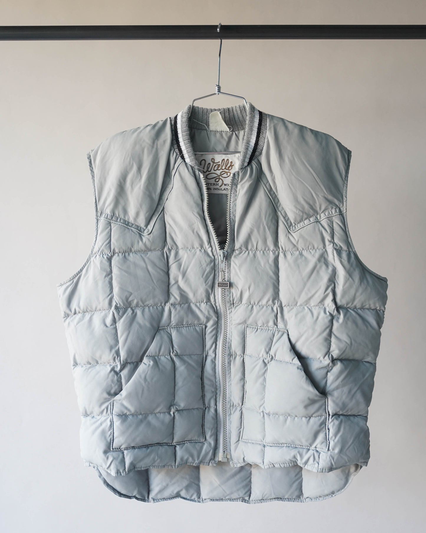 70's Walls Gray Goosedown Vest - XL