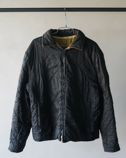 60's Black & Yellow Reversible Jacket - XL
