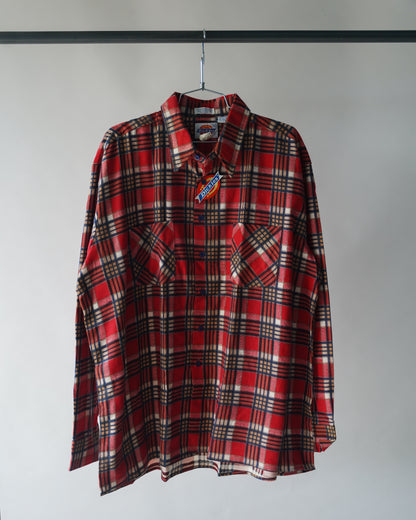 70's New Old Stock Dickies Red Flannel - XL