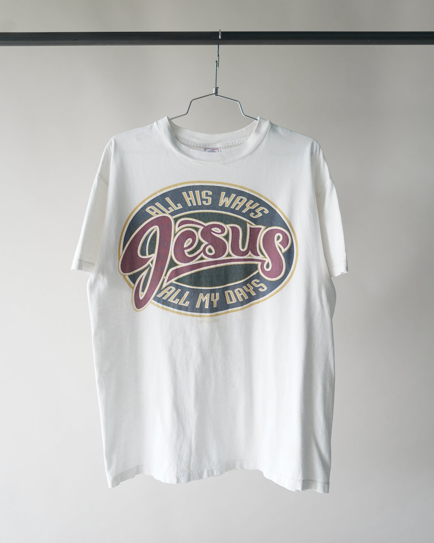 90's All His Ways Jesus Tee - XL