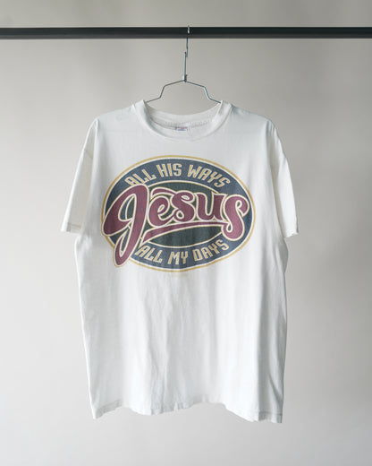 90's All His Ways Jesus Tee - XL