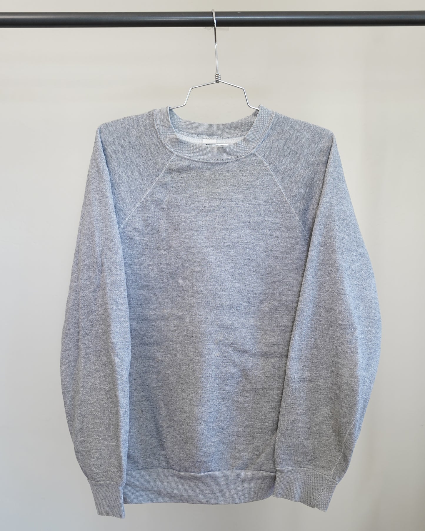 Filthy Ole Rags 80's Grey Sweatshirt - Brown Back Print (Large)