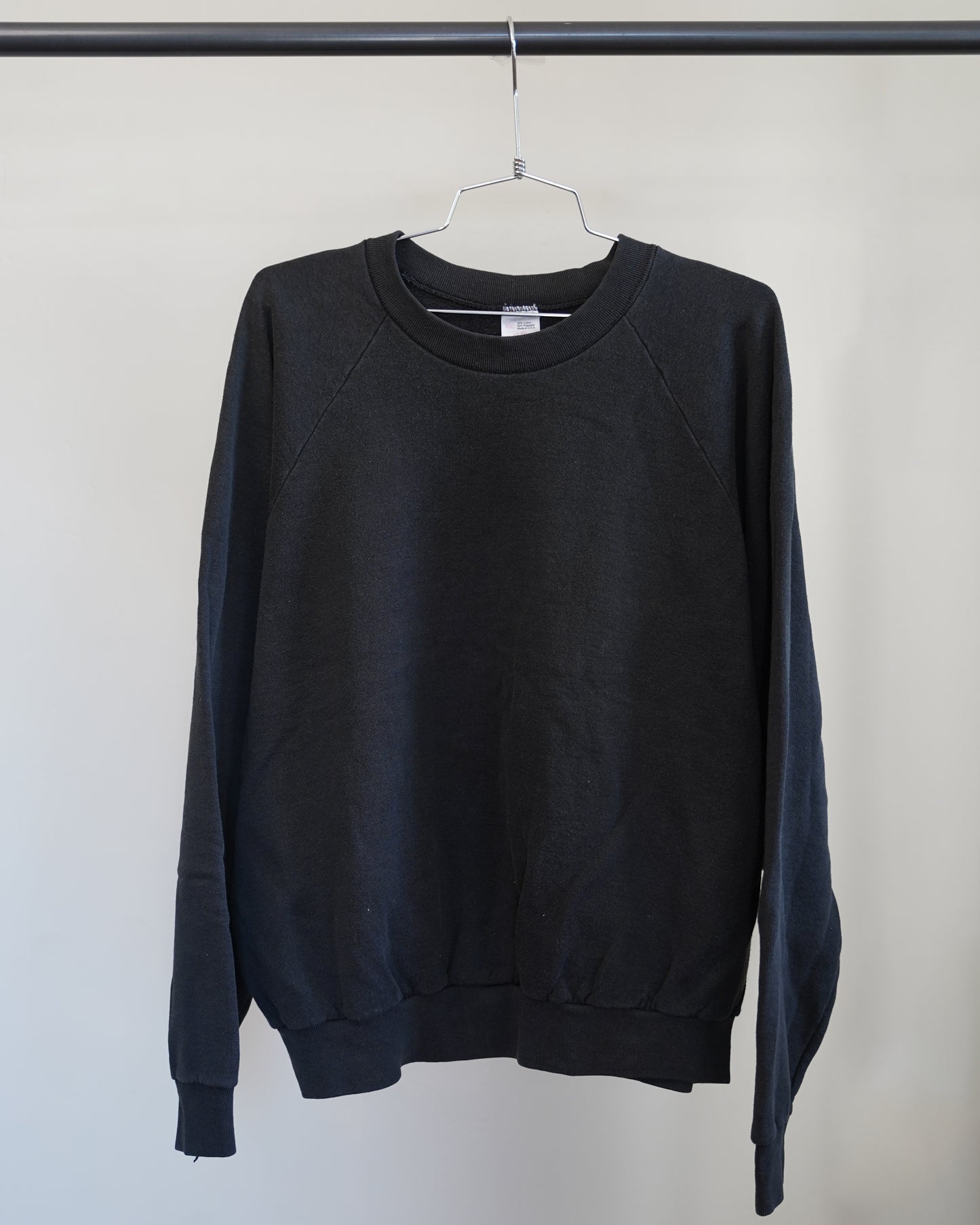 Filthy Ole Rags 80's Black Sweatshirt - Brown Back Print (XXL)