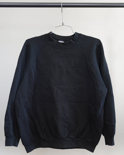 Filthy Ole Rags 80's Black Sweatshirt - Orange Front Print (Medium)