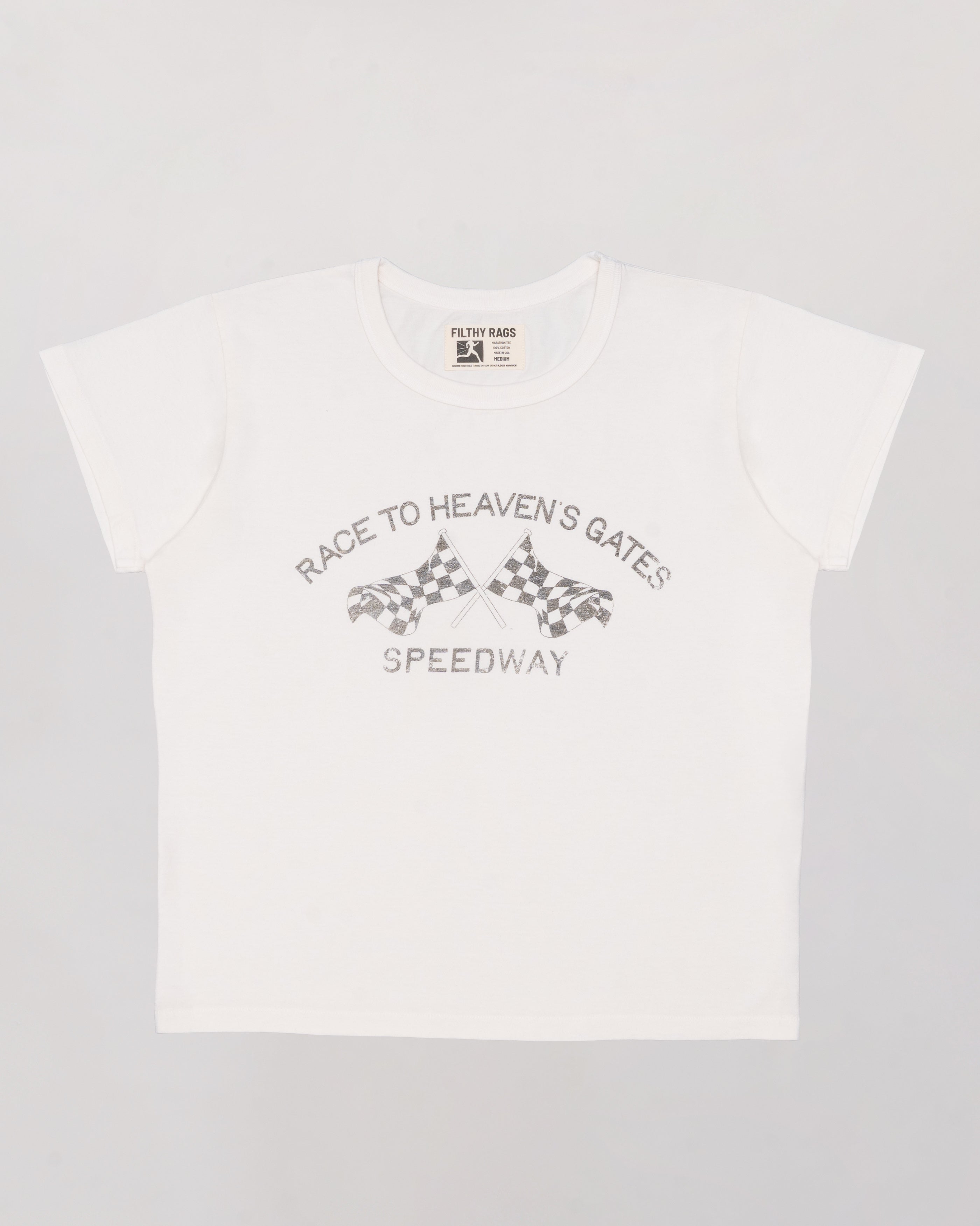 Marathon Tee - Aged Ivory – From Filthy Rags