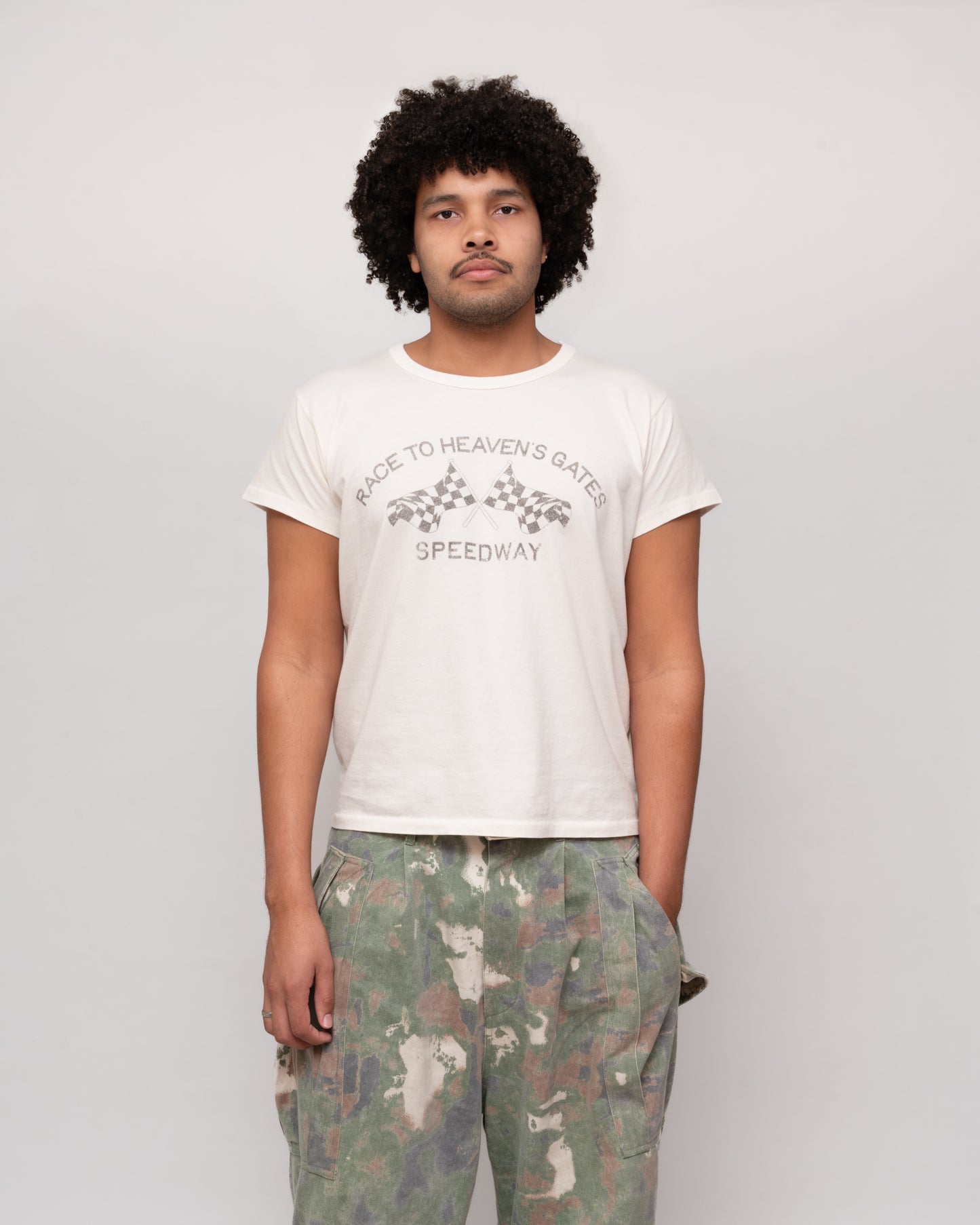 Marathon Tee - Aged Ivory