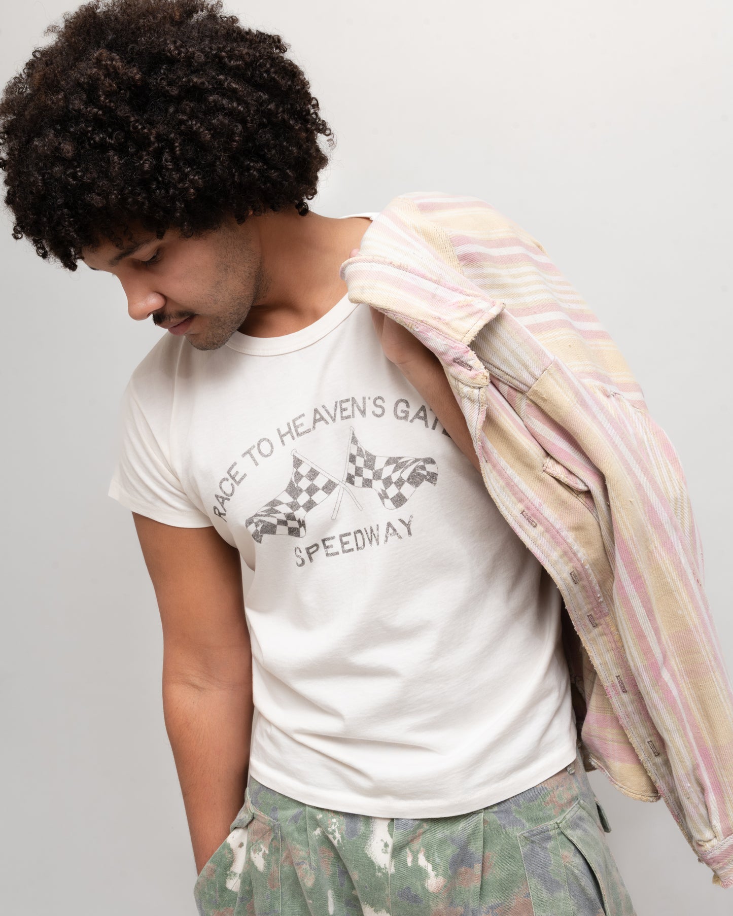 Marathon Tee - Aged Ivory