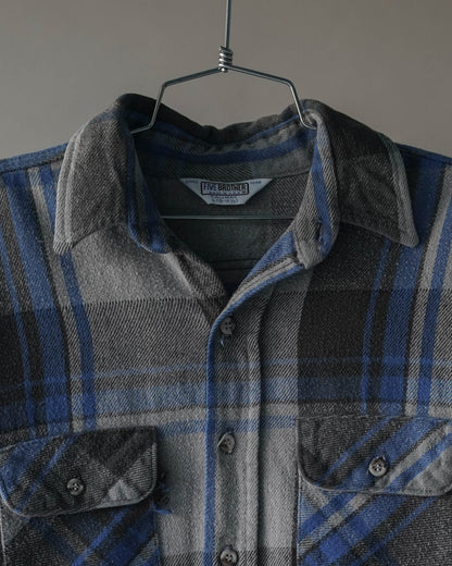 80's Five Brothers Cotton Flannel - XL