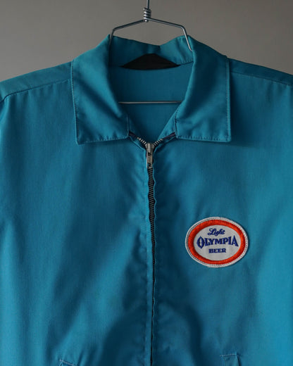 70's Bubble Gum Cotton Work Jacket - XL