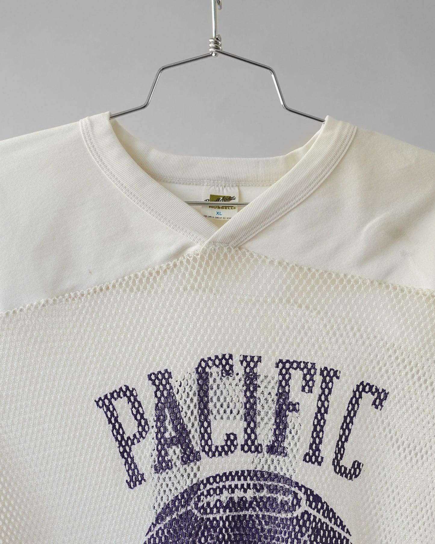 70's Cropped Football Mesh Jersey - Medium