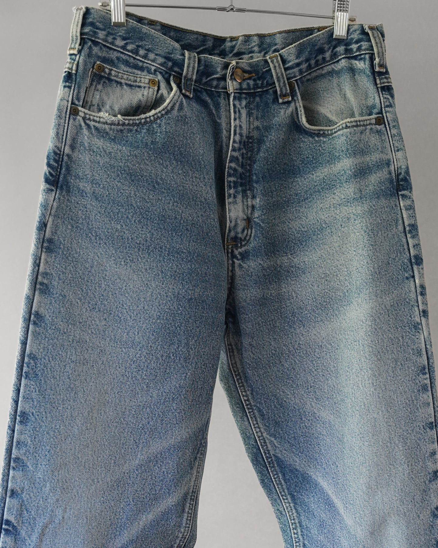 90's Flannel Lined Carhartt Jeans - 32x34