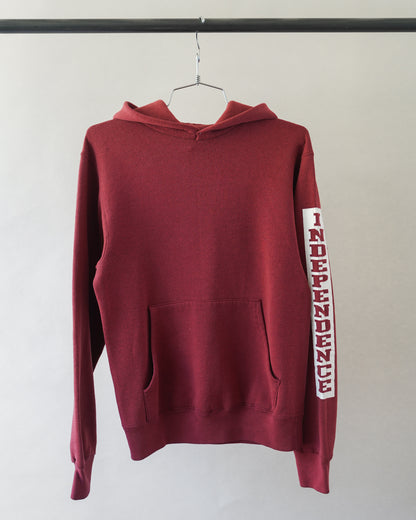 90's Maroon Independence Hoodie - Medium