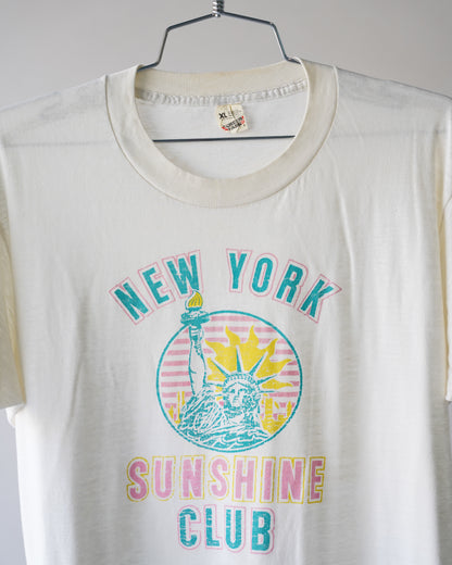 80's New York Sunshine Club Tee - Large