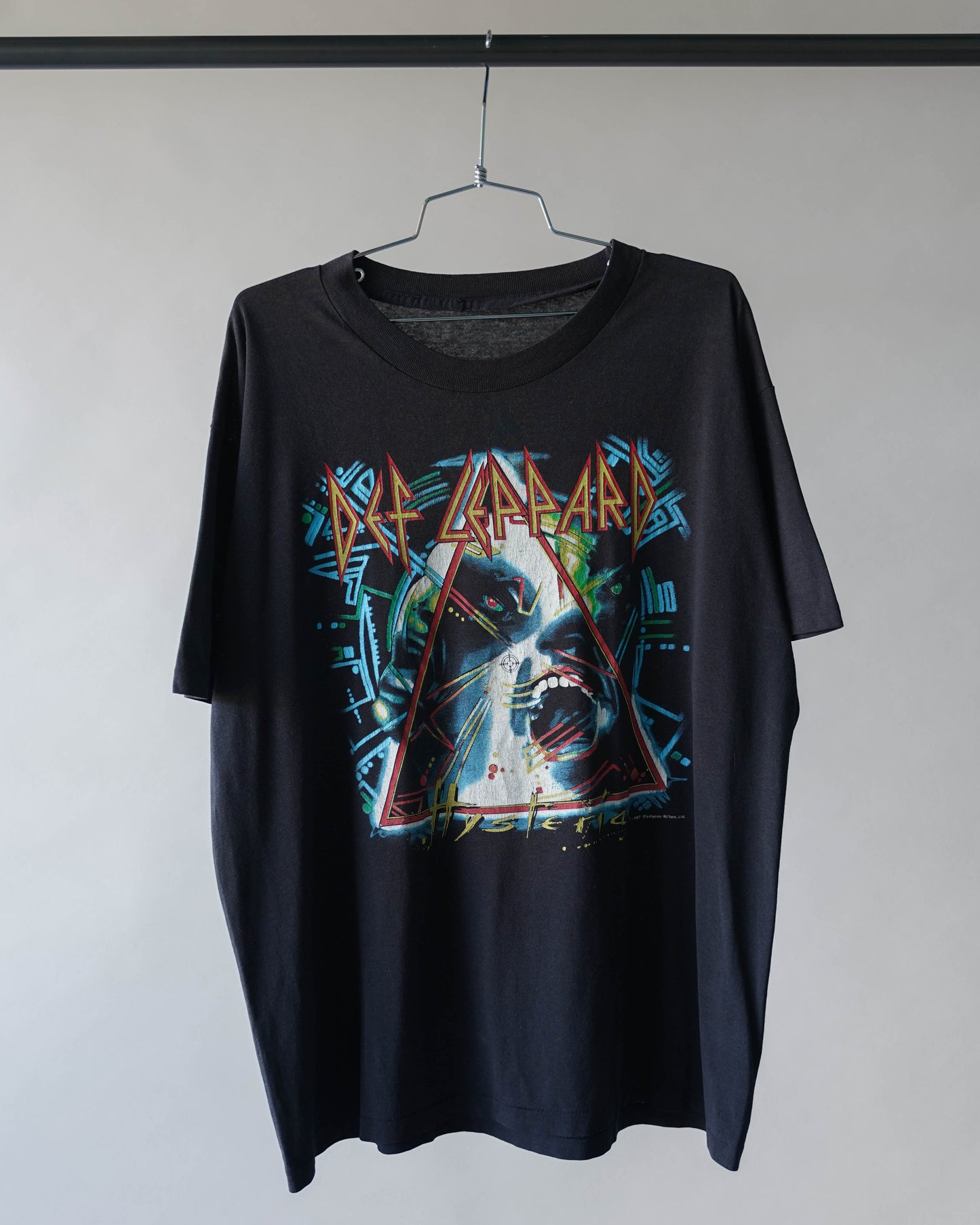 80's Def Leppard Hysteria Band Tee - Large
