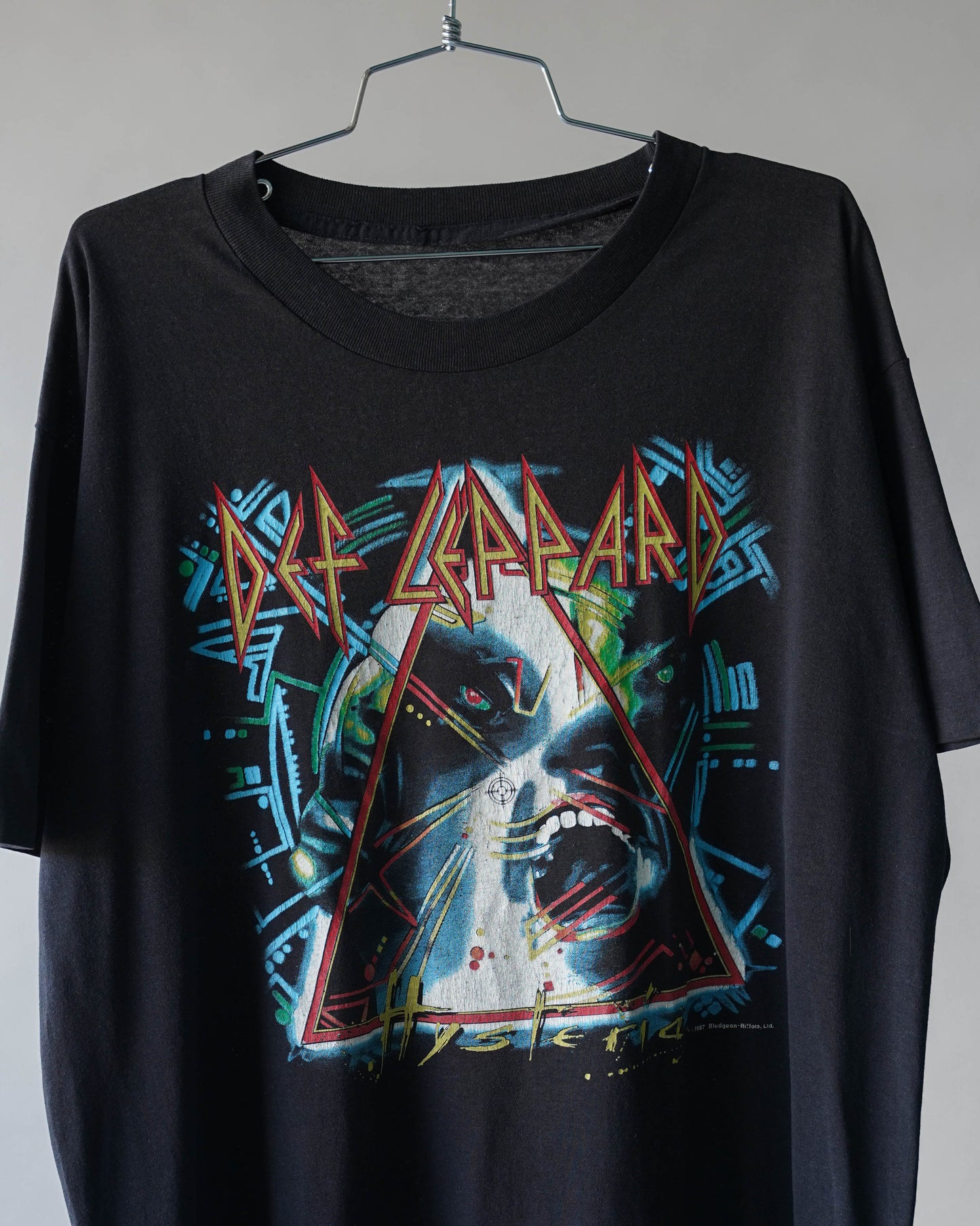 80's Def Leppard Hysteria Band Tee - Large