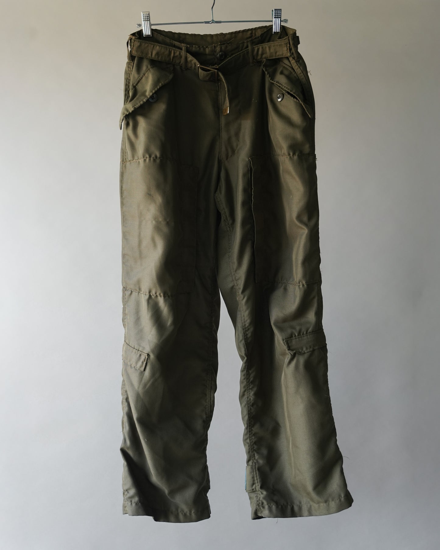 70's Multi Pocket Flight Trousers - Adjustable Waist