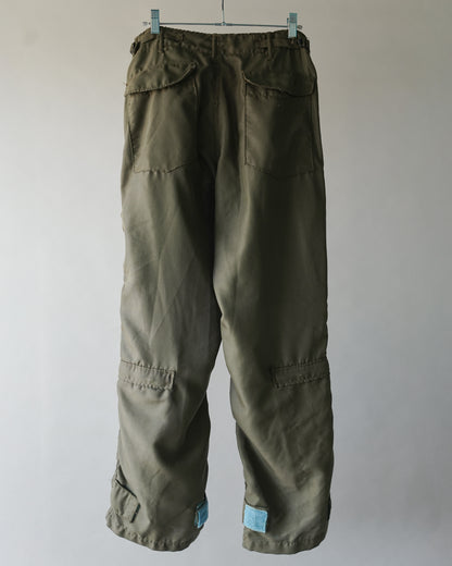 70's Multi Pocket Flight Trousers - Adjustable Waist