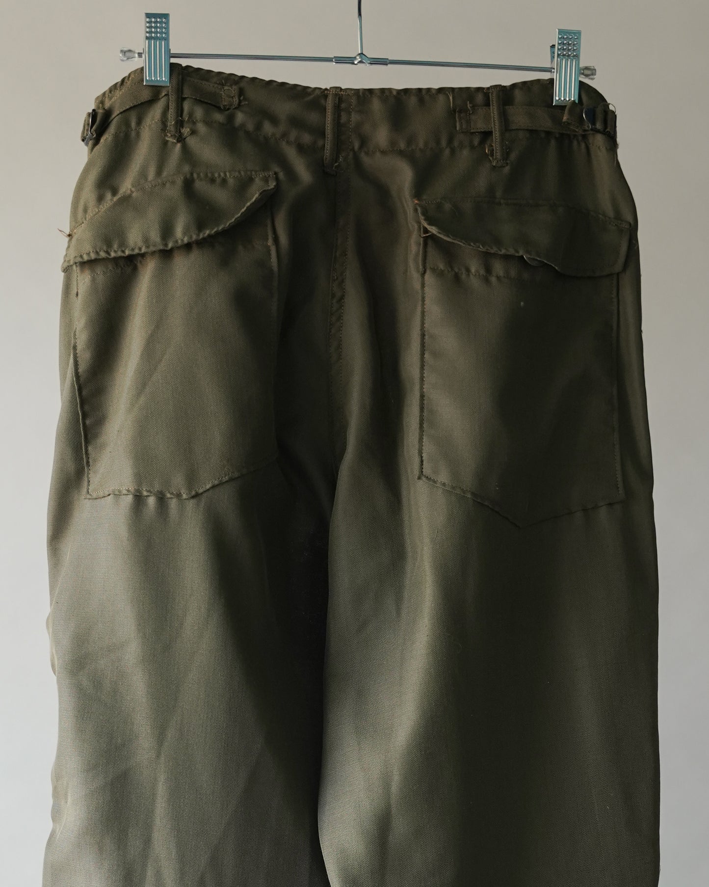 70's Multi Pocket Flight Trousers - Adjustable Waist