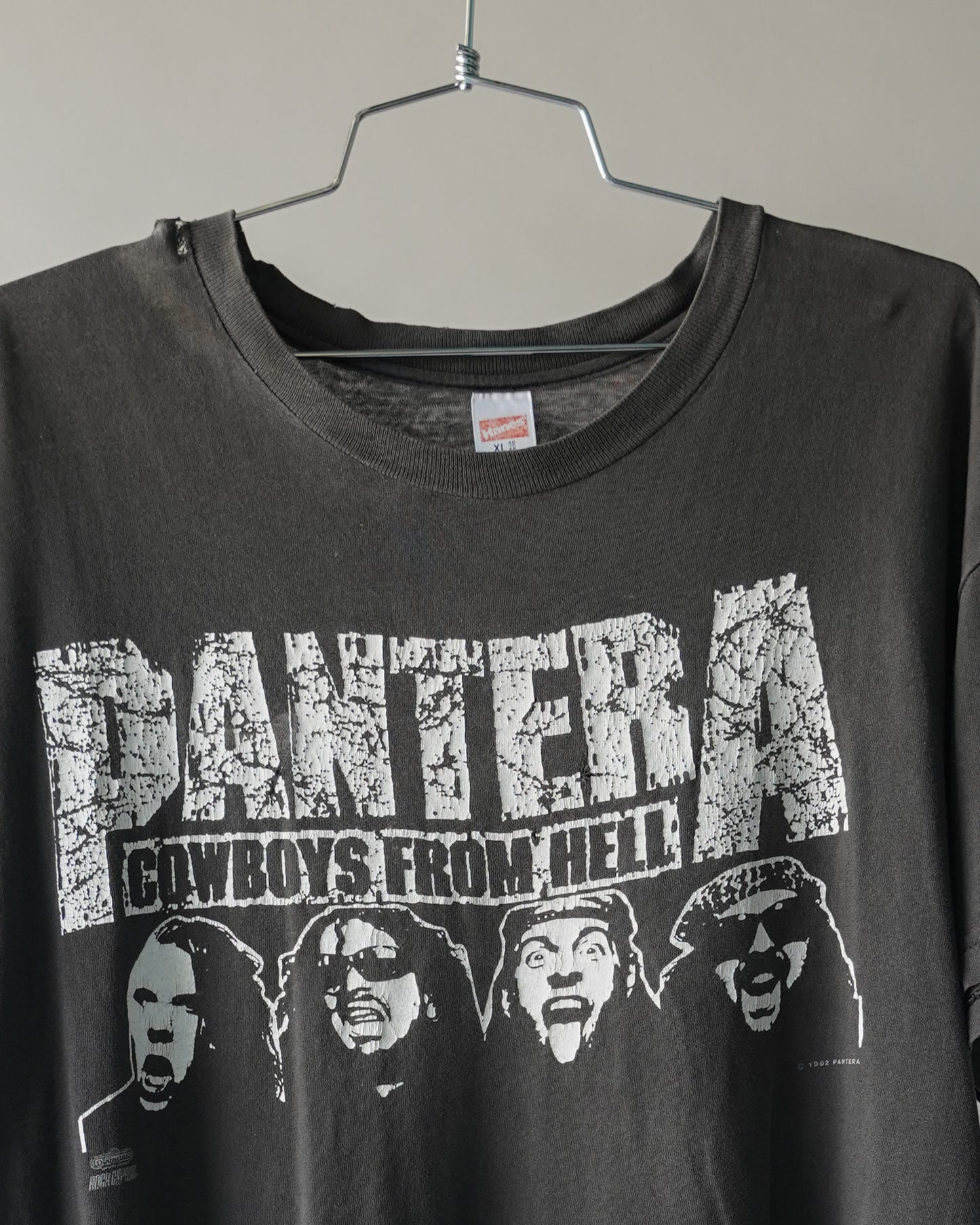90's Pantera Cowboys From Hell Band Tee - Large