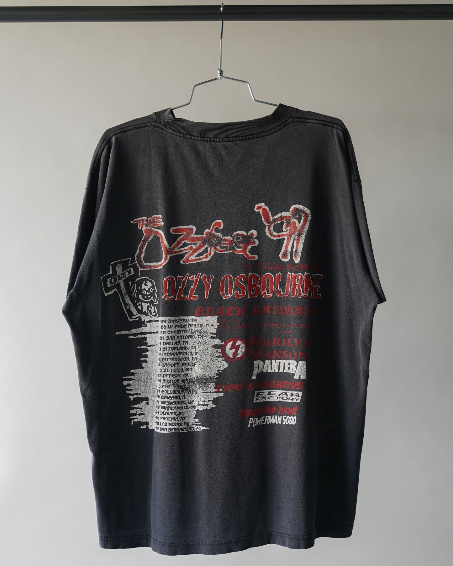 90's Ozzy Osbourne Ozz Fest Tee - XL