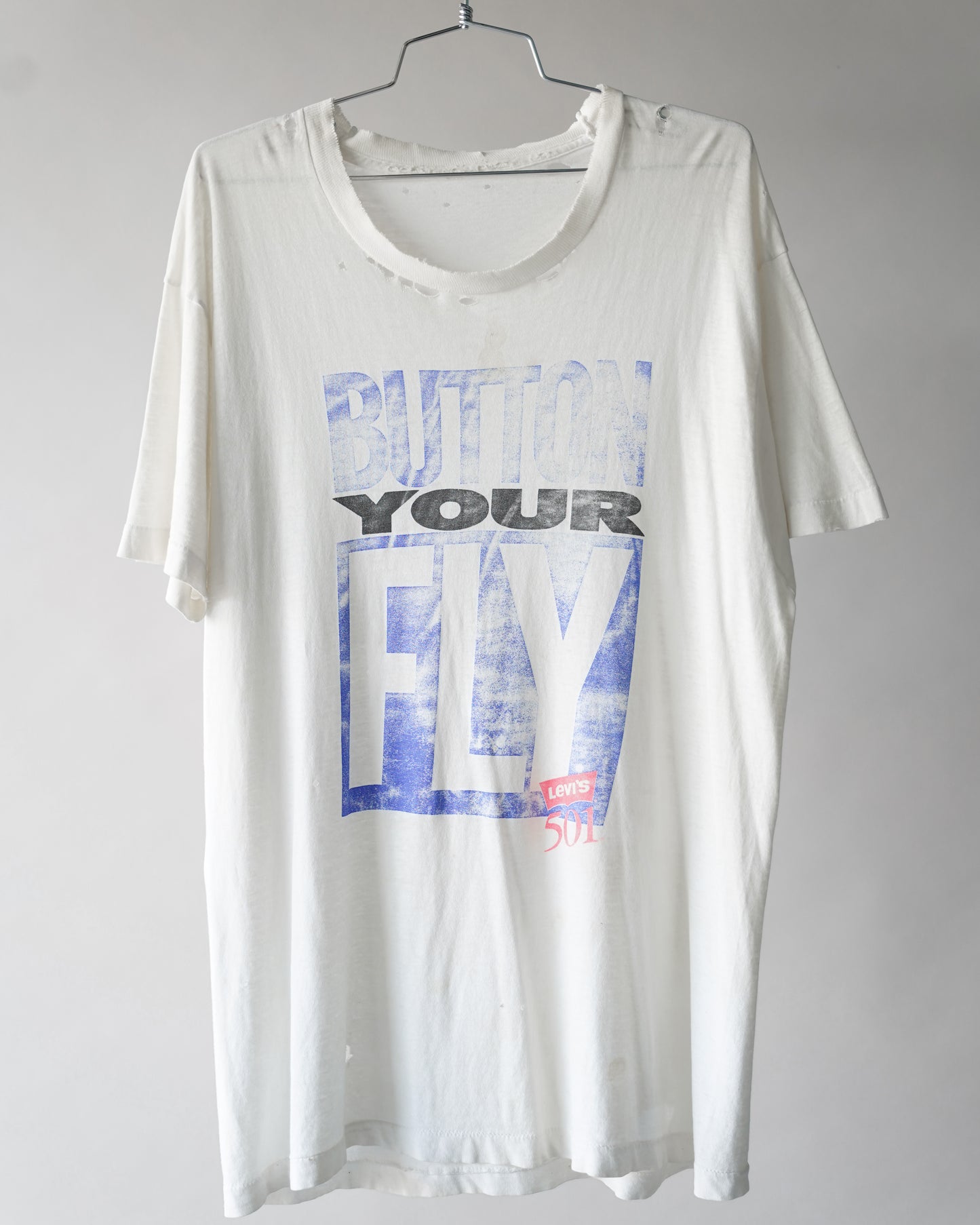 90's Levis Button Your Fly Tee - Large