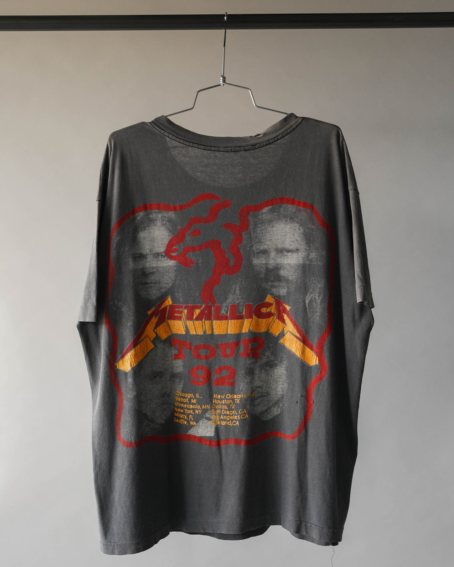 90's Metallica Guns N Roses Band Tee - XL