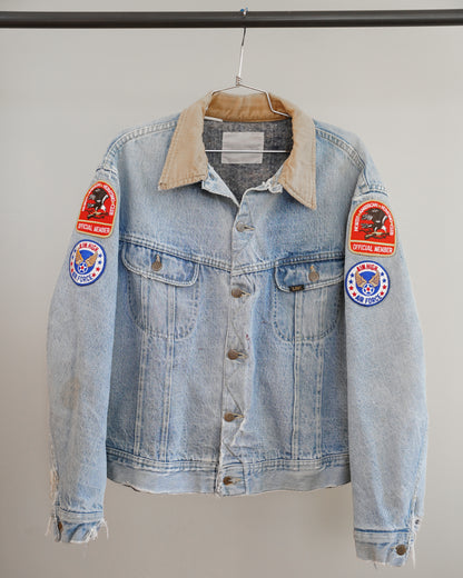 70's Lee Blanket Lined Denim Jacket - Large
