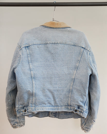 70's Lee Blanket Lined Denim Jacket - Large