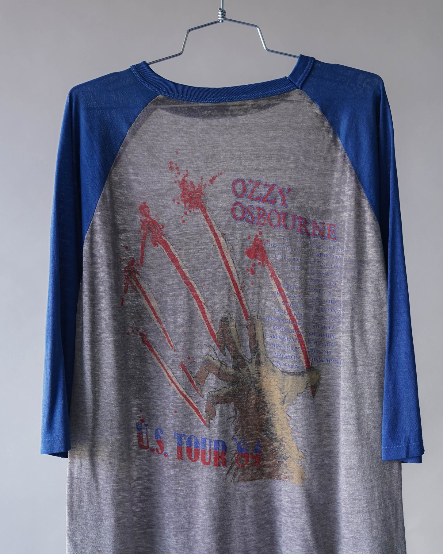 80's Ozzy Osbourne Bark At The Moon Tee - Large