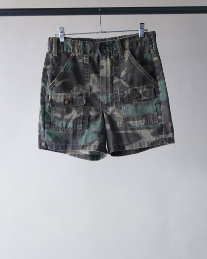 70's Camo Shorts - 28 Waist