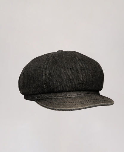 Denim Newsboy Hat